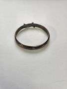 Sterling Hinge Bracelet & Salt Peppers + Unmarked Engraved Cuff