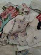 Lot Vintage Hankies Handkerchief Floral Colors
