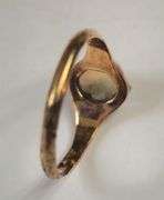 Vintage Jewelry Opal Solitaire Ring Tested 14KT Gold 1.4g ~Sz 6