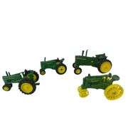 LOT 4 Small John Deere Tractors Decorative