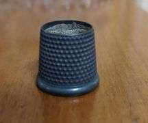 Pickers Lot Vintage Antique Sewing 1 Sterling Thimble Boopie Candlesticks