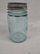 LOT 3 Antique Blue Ball Jars
