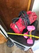 Floor Lamp Red Devil Vacuum Hand Weights 3 Drawer Storage