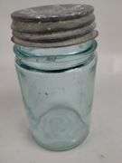 LOT 3 Antique Blue Ball Jars