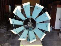John Deere Windmill Yard Decor Metal Approx. 50" Tall