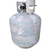 Used Propane Tank About 1/3 to 1/2 Full