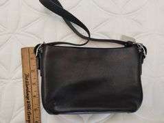 Coach Purse Small Black 5"x7" Leather