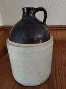 LOT Three Vintage Utility Jugs Crocks Stoneware