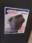 3 Black Trash Cans Plastic