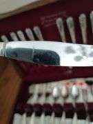 Vintage Flatware 1849 Rogers IS Daffodil Service for 12 + Serving Silverplate