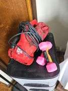 Floor Lamp Red Devil Vacuum Hand Weights 3 Drawer Storage
