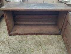 Small Oak Solid Wood Mini Cabinet