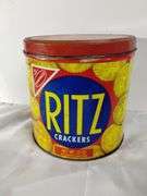 Vintage Tins RITZ Crackers Gillette Safety Razor
