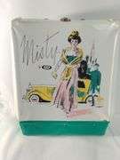 1960s Misty Barbie Vintage Black Evening Gown Case