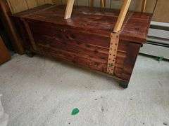 Cedar Chest Trunk Avilla Bank Keg Folding Chair