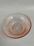 Antique Pink Depression Era Bowls Set of 5
