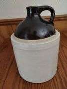 LOT Three Vintage Utility Jugs Crocks Stoneware