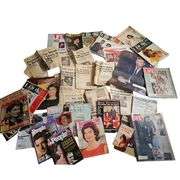 JFK Johnson Jackie O Newspapers Magazines