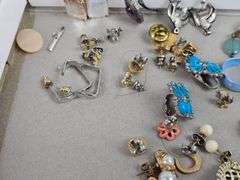 Earring LOT Clip On Pierced Most are Pairs