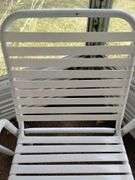 Patio Chairs Steel Tube Plastic Strap