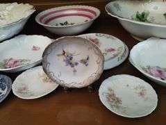 Pickers LOT: European Antique Bowls Plates Floral