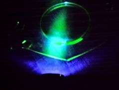 Heisey Glass Octagon Bowl Plate URANIUM Federal Sherbet