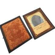 Antique Daguerreotype Baby Infant Tin Type Portrait