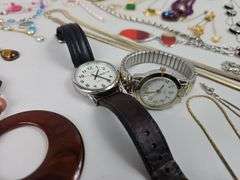Misc Costume Jewelry LOT Necklaces Watches Bracelets