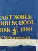 Vintage East Noble High School 1980s T Shirts