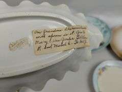 LOT Antique European Porcelain Dishes Plates