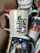 LOT Vintage Coffee Mugs Christmas Rooster Serenity Prayer