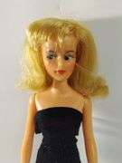 1960s Misty Barbie Vintage Black Evening Gown Case
