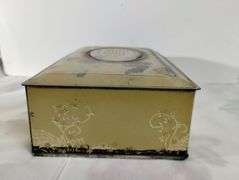 Antique Artstyle Chocolates Tin Mother Poem Plaque Lid with Stand