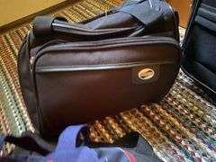 LOT American Tourist Suitcase+ Carry On + 5 Tote Bags