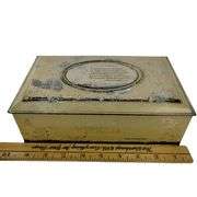 Antique Artstyle Chocolates Tin Mother Poem Plaque Lid with Stand