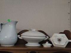 Pottery Pitcher Covered Dish Ellgreave Tea Pot