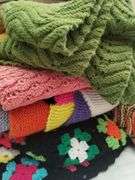 Pickers Lot Afghans Vintage