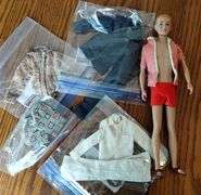 1960 Ken Barbie Doll Original Clothes & More