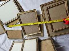 Vintage Gold Metal Photo Frames LOT