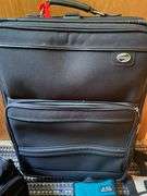 LOT American Tourist Suitcase+ Carry On + 5 Tote Bags