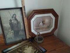 LOT Vintage Pictures Religious Country Church Jesus Wall Decor