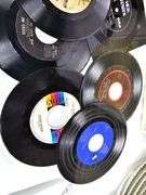 1960s Pop Music Records 45 RPM Tote Box