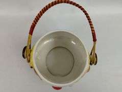 Vintage Ceramic Lipper & Mann Clown Cookie Jar Lid Handle Japan