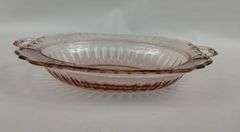 Antique Pink Depression Era Dish Set of 3 + plate