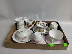 LOT European China Tea Cups Saucers Plates