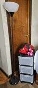 Floor Lamp Red Devil Vacuum Hand Weights 3 Drawer Storage