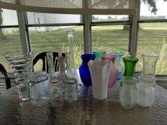 Pickers Lot Vases Glasses