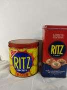 Vintage Tins RITZ Crackers Gillette Safety Razor