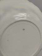 Antique Flow Glass Plates Blue Ornate Glenwood Johnson Bros. England