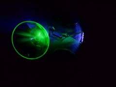 Heisey Glass Octagon Bowl Plate URANIUM Federal Sherbet